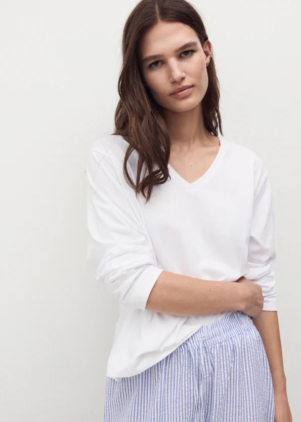 Striped Two-Piece Pajama Set