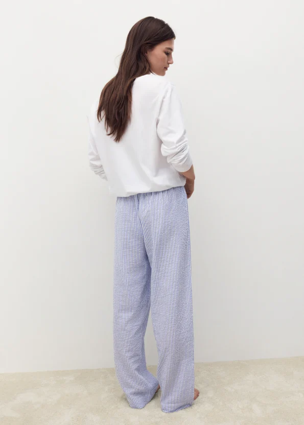 Striped Two-Piece Pajama Set