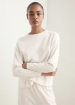 Plain Cotton Two-Piece Pajama Set