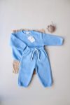 Blue Trimmed Fleece Tracksuit