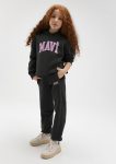Mavi Logo Printed Charcoal Sweatpants