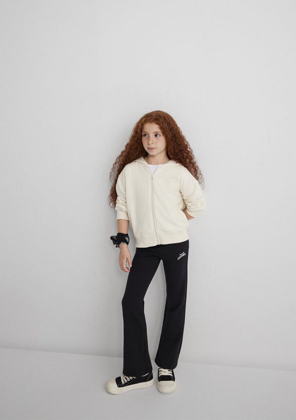 Black Flared Sweatpants