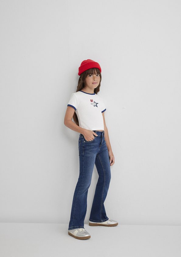 Dora Dark Blue Denim Pants