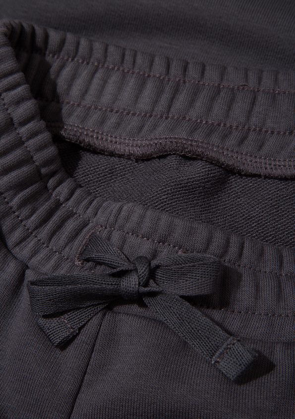 Wide Leg Charcoal Sweatpants