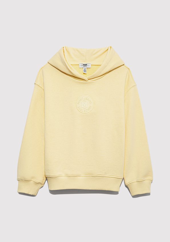 Blue Patch Logo Yellow Sweatshirt