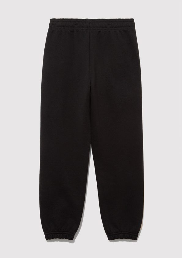 Black Sweatpants with Mavi Logo Print
