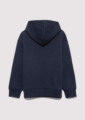 Navy Blue Hoodie with Mavi Logo Print