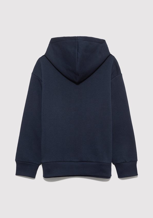 Navy Blue Hoodie with Mavi Logo Print