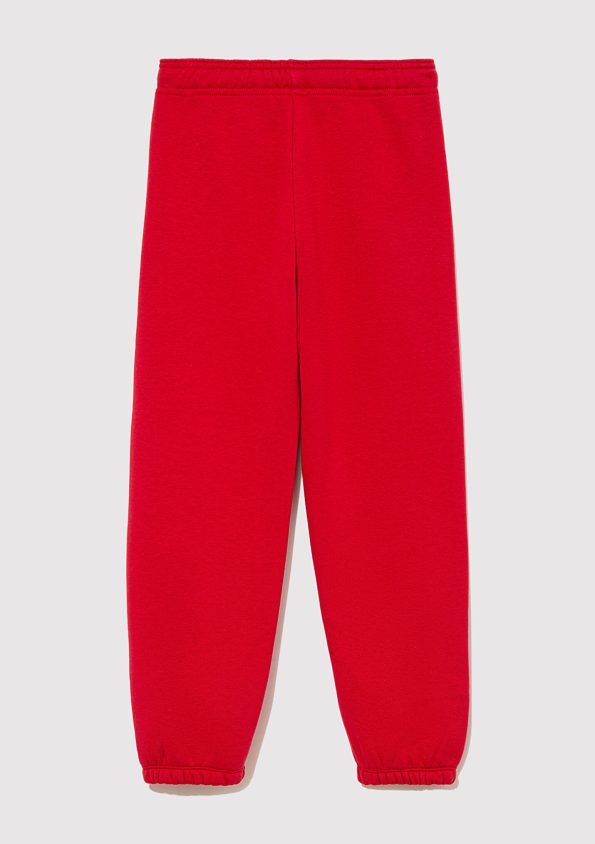 Red Sweatpants with Mavi Logo Print
