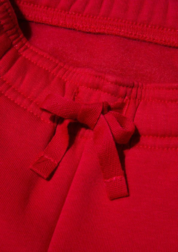Red Sweatpants with Mavi Logo Print