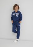 Printed Navy Sweatpants