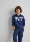 Zippered Navy Blue Sweatshirt