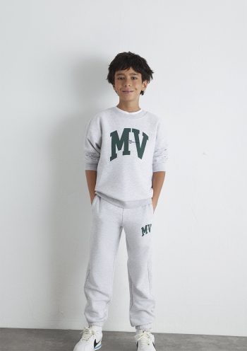 MV Printed Gray Sweatshirt