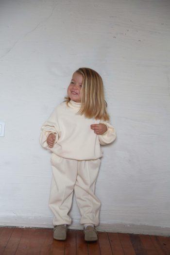 Blue Printed Kids Sweatshirt and Jogger Set