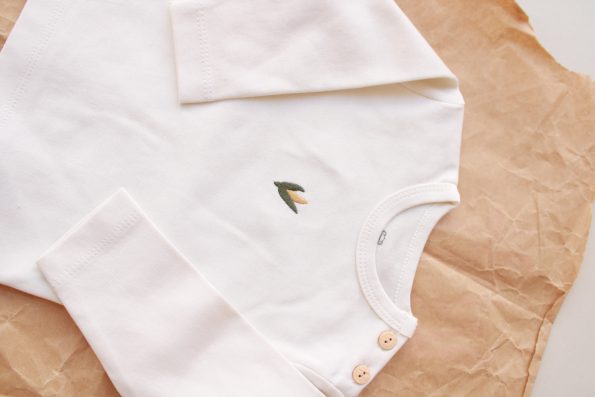 Embroidered Long Sleeve Top