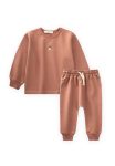 Acorn Embroidered Sweat Suit 0-4 Years Light Brown