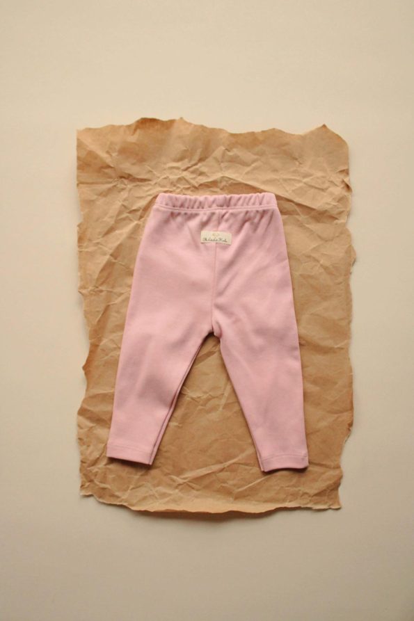 Pink Cotton Leggings