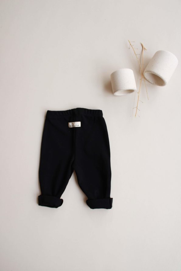 Black Jersey Leggings