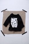 Black Back Print Long Sleeve T-Shirt
