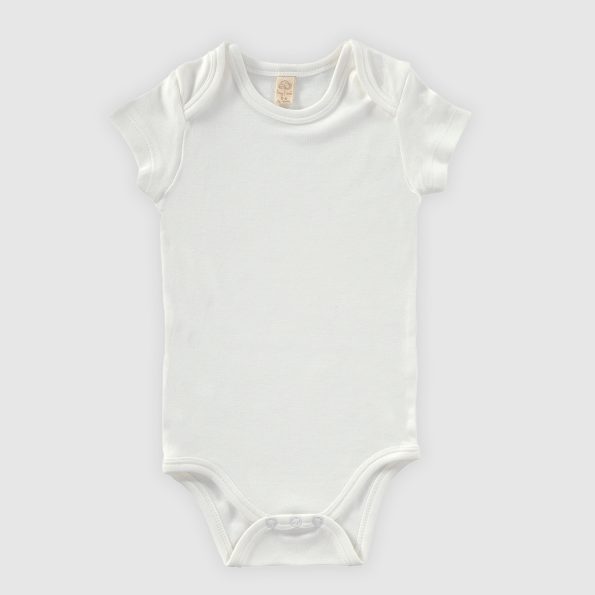 Softly Colors Short Sleeve Baby Bodysuit Set - 4 Pieces