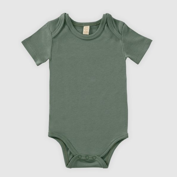 Softly Colors Short Sleeve Baby Bodysuit Set - 4 Pieces