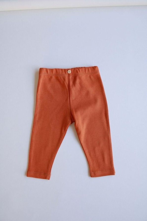 Cinnamon Cotton Baby Leggings