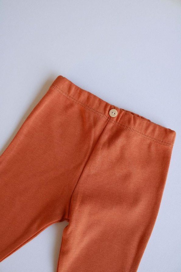 Cinnamon Cotton Baby Leggings