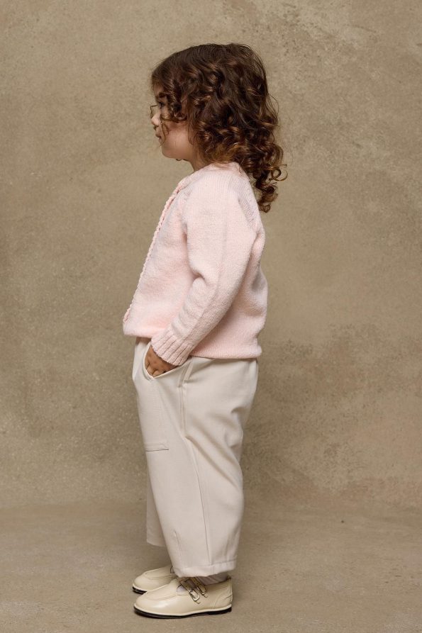 Pink Knitted Cardigan