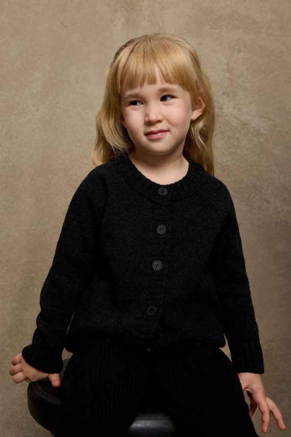 Black Knitted Cardigan