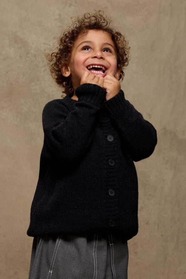 Black Knitted Cardigan