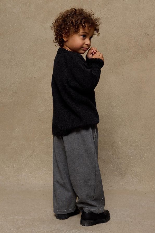 Black Knitted Cardigan