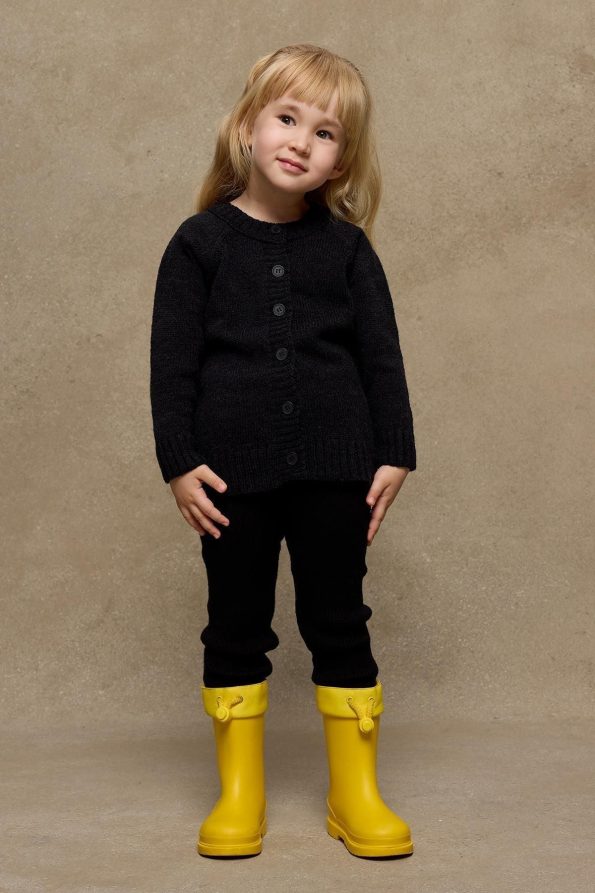 Black Knitted Cardigan