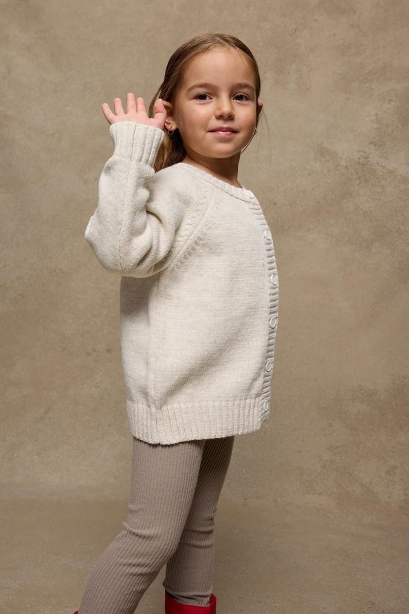 Knitted Cardigan Beige