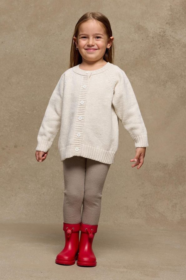 Knitted Cardigan Beige