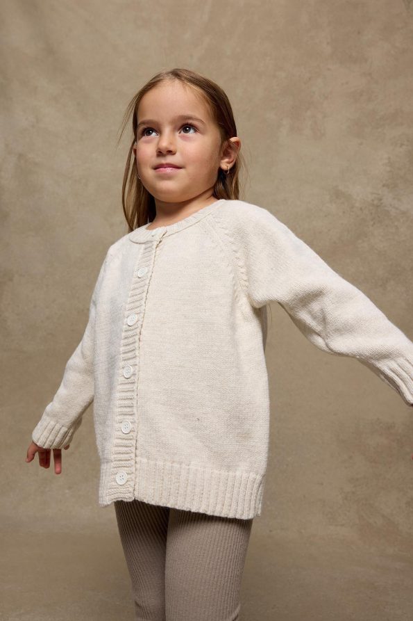 Knitted Cardigan Beige