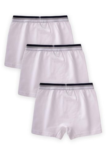 Boys' Triple Boxer Set 2-9 Years White