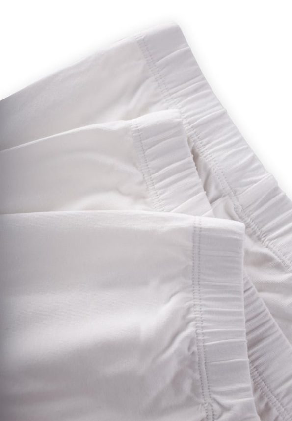 Triple Girls Boxer Set 2-9 Years White