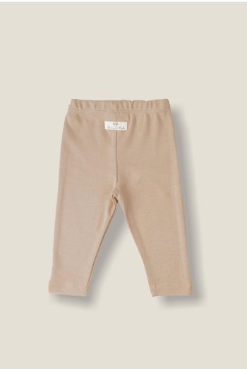 Baby Leggings in Mink Jersey