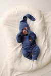Crab Embroidered 5-Piece Long Sleeve Newborn Set