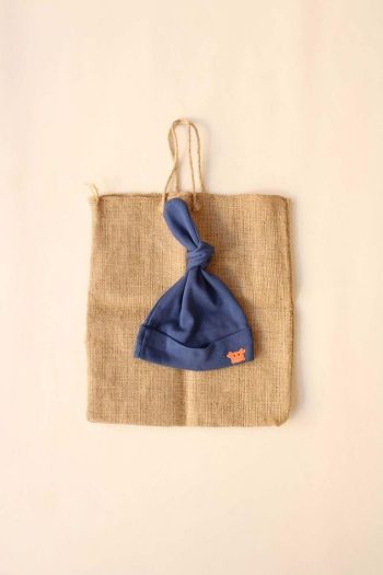Embroidered Crab Newborn Hat