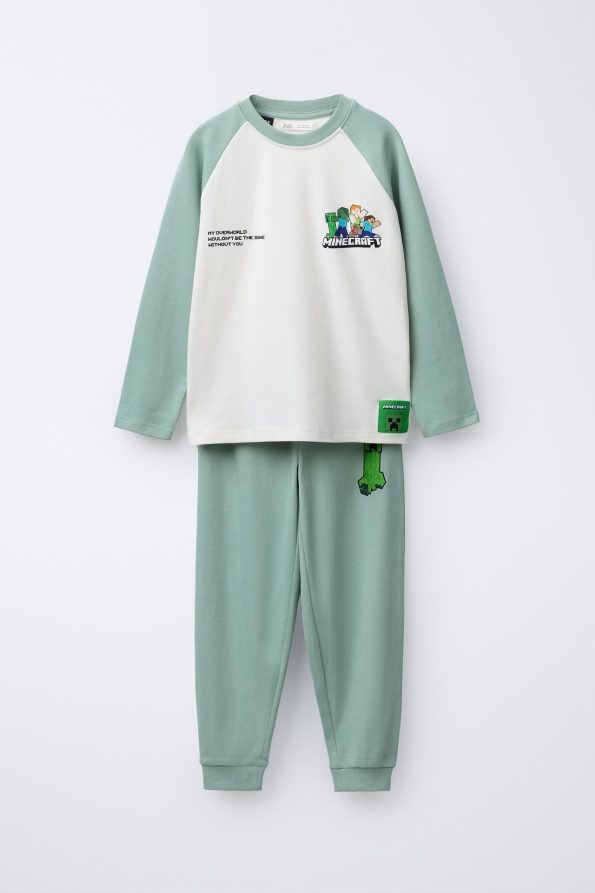 Minecraft Pajama Set for Kids Ages 6-14