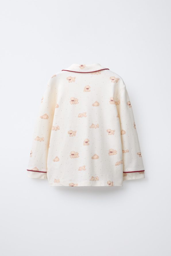 Puppy Print Pyjamas for Ages 6-14