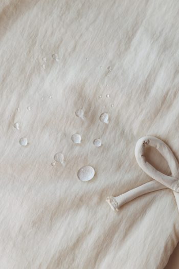 Water-Repellent Quilted Coat with Ties