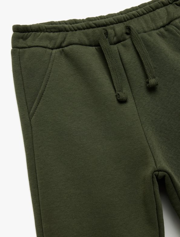 Baby Boy Cotton Basic Sweatpants