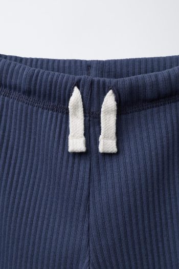 Ribbed Leggings with Label