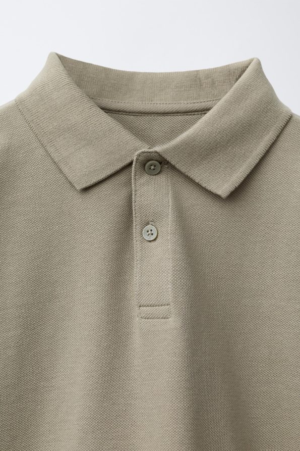Basic Piqué Polo Shirt