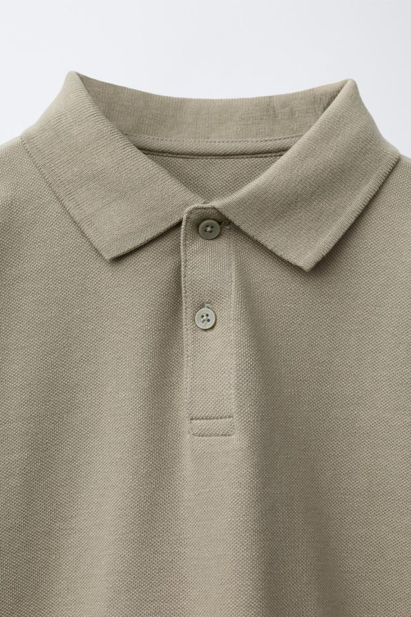 Basic Piqué Polo Shirt
