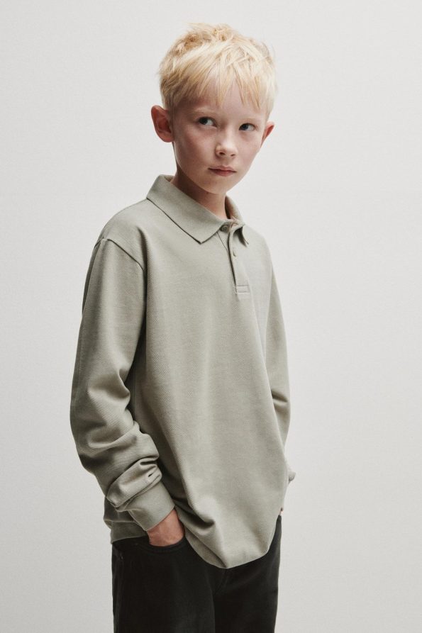 Basic Piqué Polo Shirt