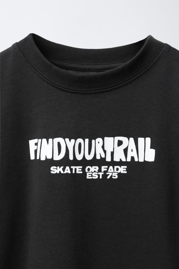 Slogan Print T-Shirt