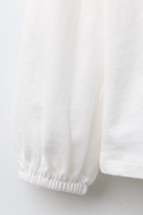 Embroidered Peter Pan Collar T-Shirt